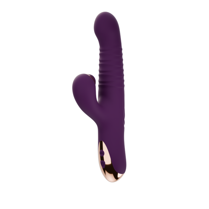 Vibrador doble estimulacion con succion y up and dwon