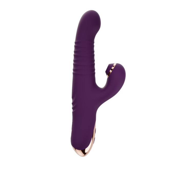 Vibrador doble estimulacion con succion y up and dwon