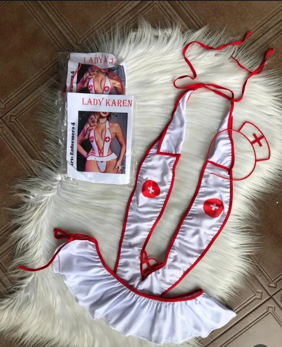 Disfraz Enfermera Doctora Talle Ú. Regulable - Lady Karen - Buttman Sexshop en Tucuman