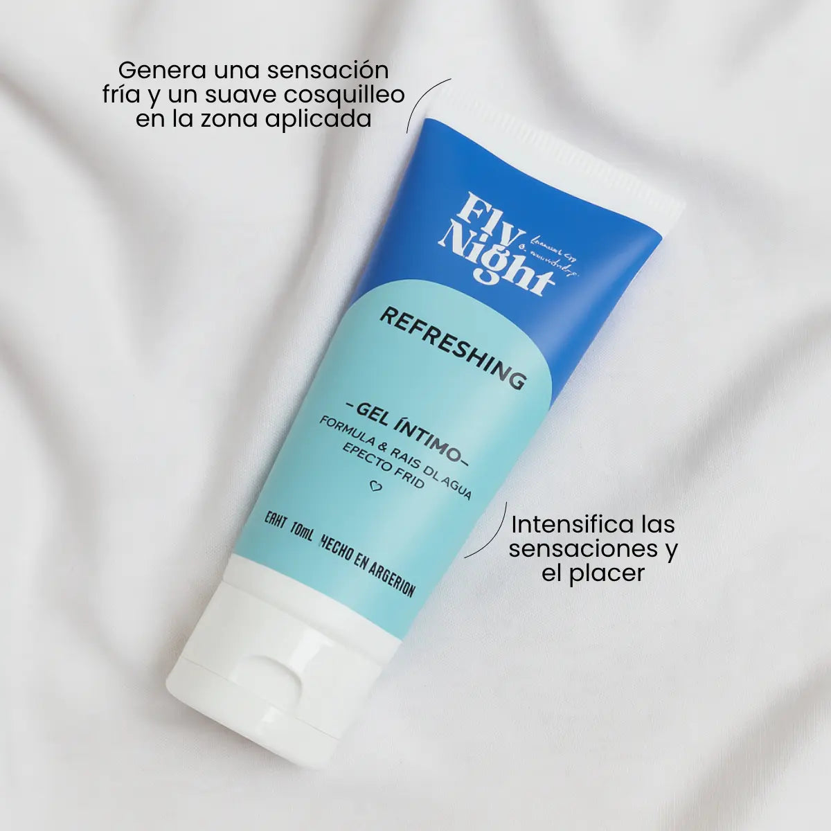 Lubricante intimo efecto frio - Fly Night 70ml - Buttman Sexshop en Tucuman