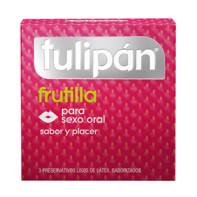 Preservativo Frutilla Tulipan - Buttman Sexshop en Tucuman