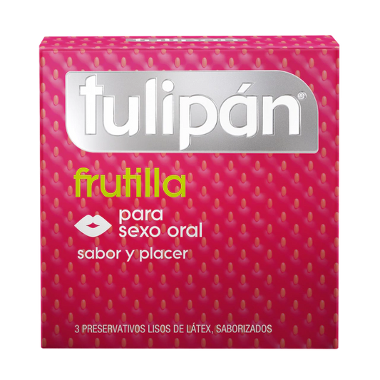 Preservativo Frutilla Tulipan - Buttman Sexshop en Tucuman