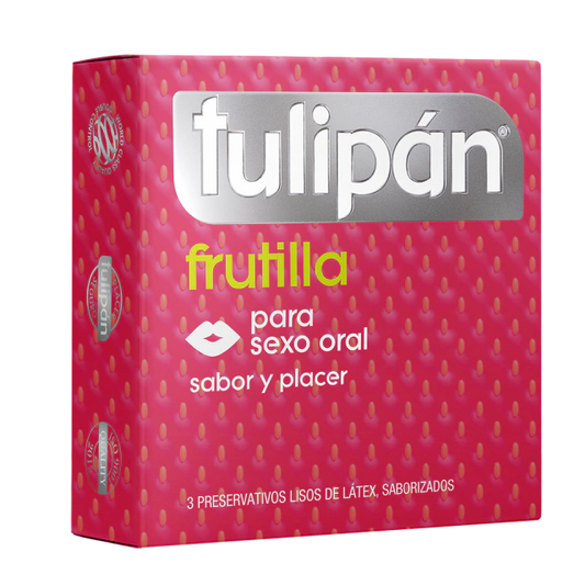 Preservativo Frutilla Tulipan - Buttman Sexshop en Tucuman