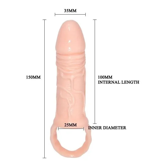 Funda Pene Con Textura Extensor