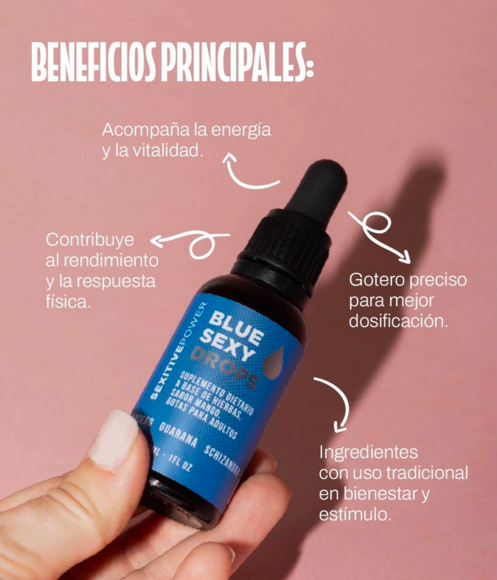 Estimulante Sexual Masculino Blue Sexy Drops Mango - 30ml