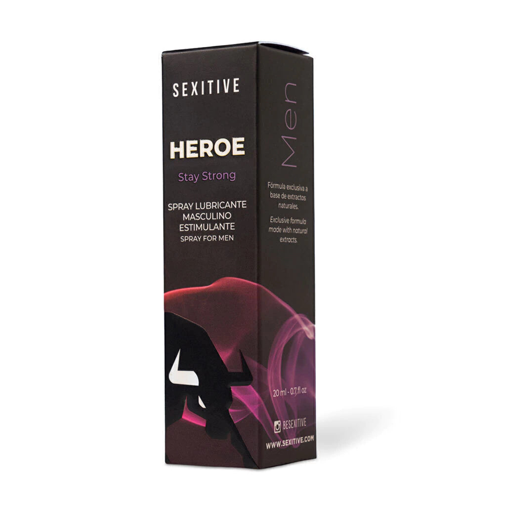 Spray Lubricante Masculino Potenciador - Heroe