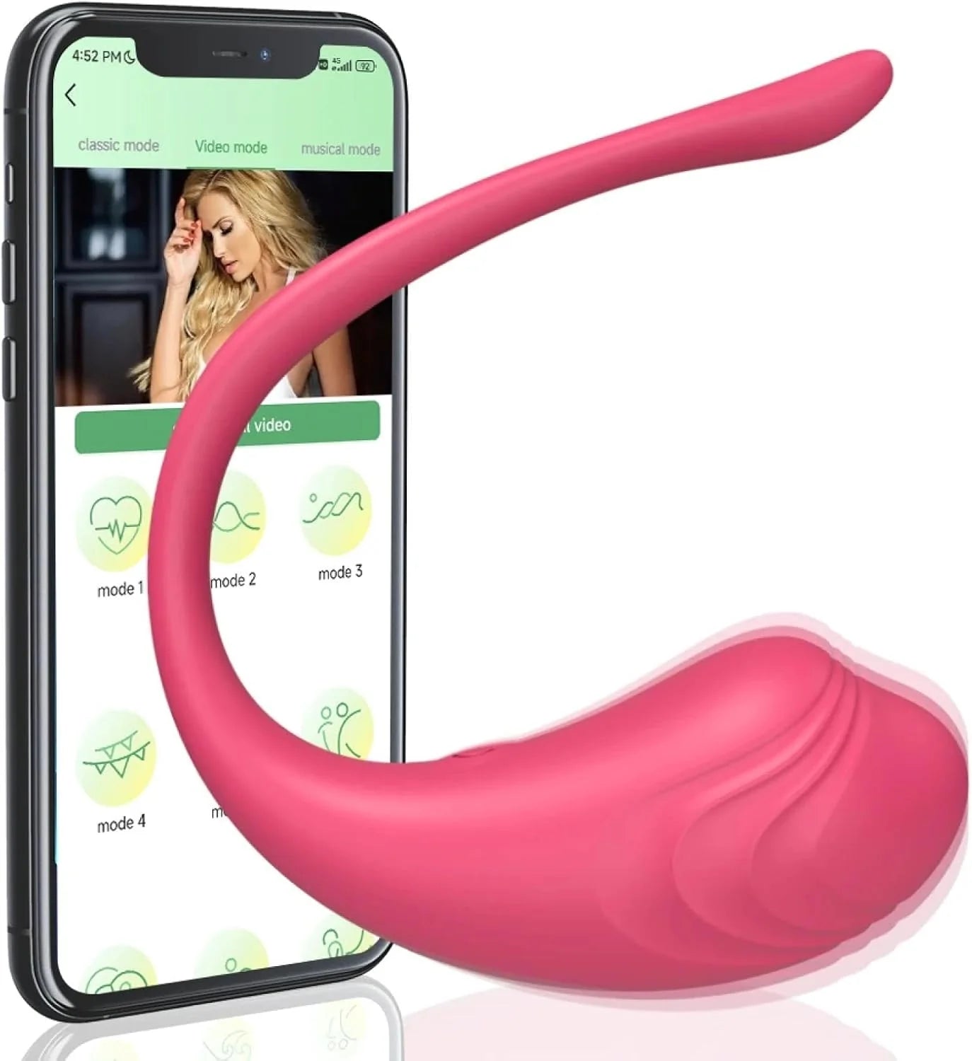 HUEVITO VIBRADOR LITTLE PLEASURE CON APP DE CELULAR
