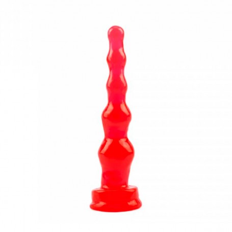 Estimulador Inexpulsable Anal rojo 16 x1.5/3