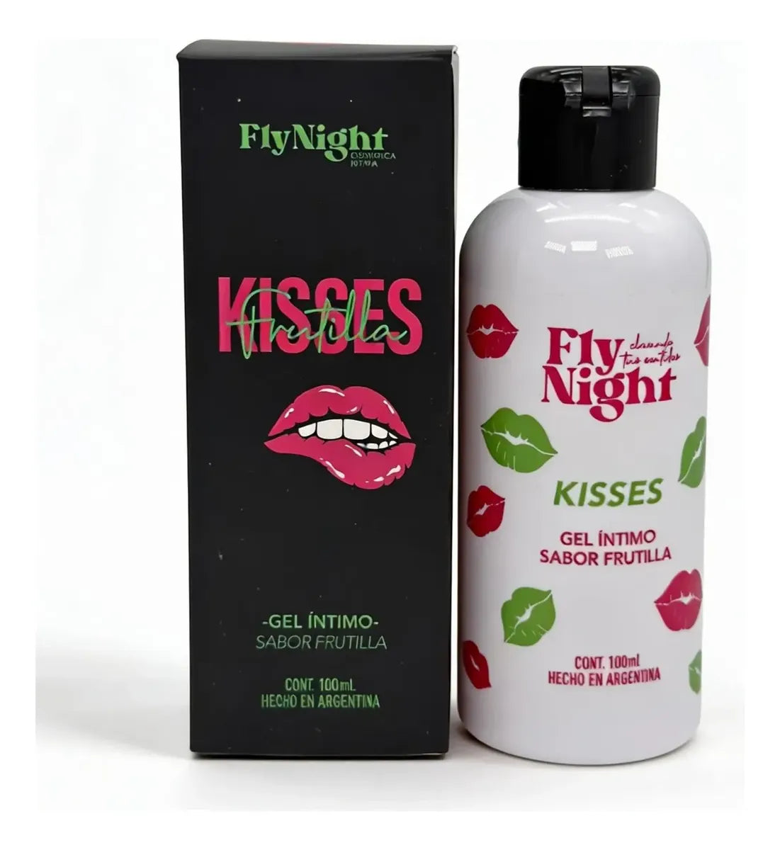 Gel Íntimo Frutilla 100ml Base Agua Para Sexo Oral - Fly Night