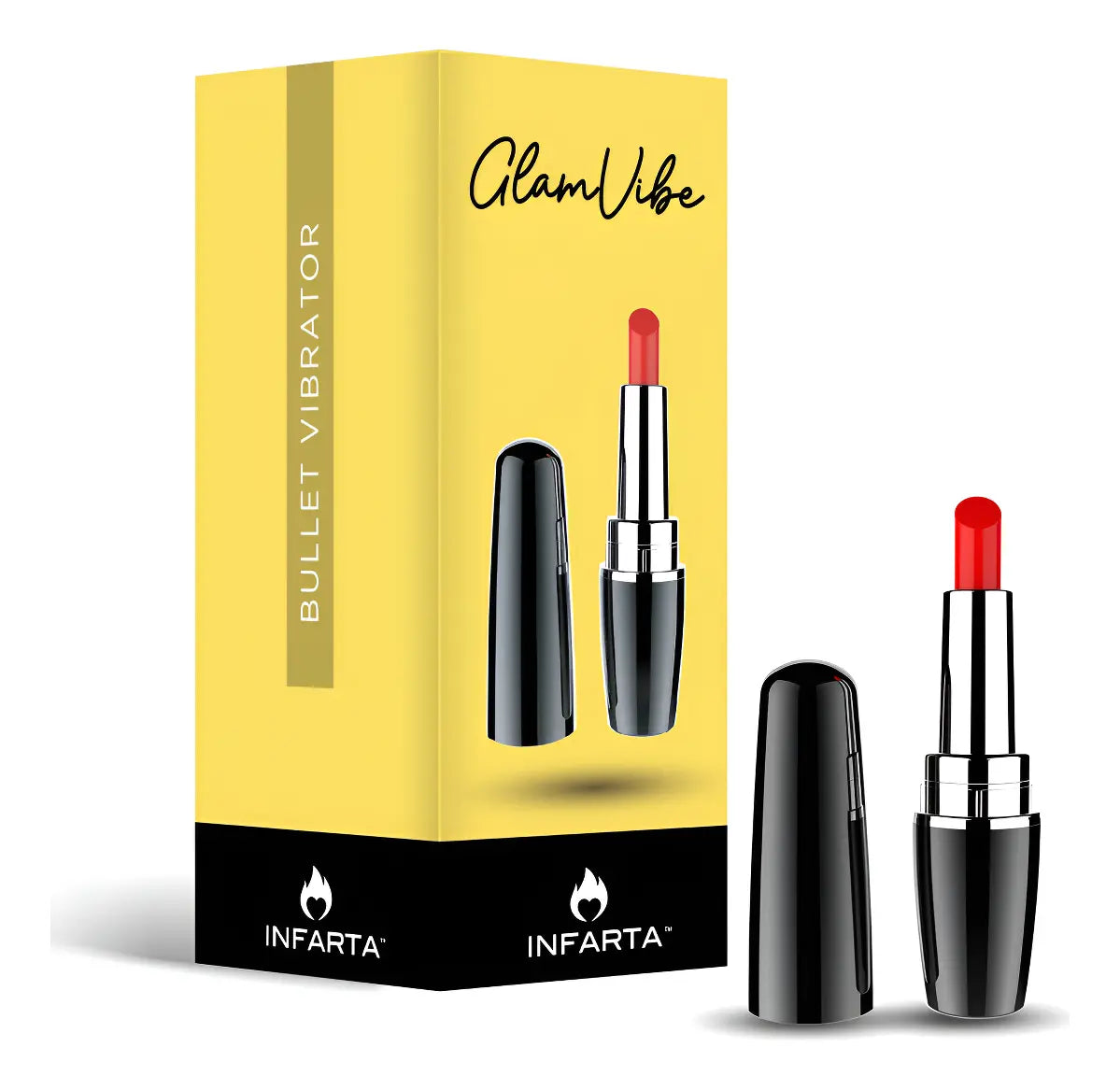 Vibrador Lápiz Labial Estimulador Clitoris - Glamvibe Infarta