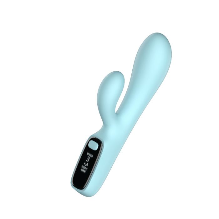 Doble estimulador Rabbit vibrator LED screen