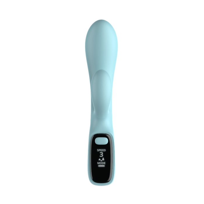 Doble estimulador Rabbit vibrator LED screen