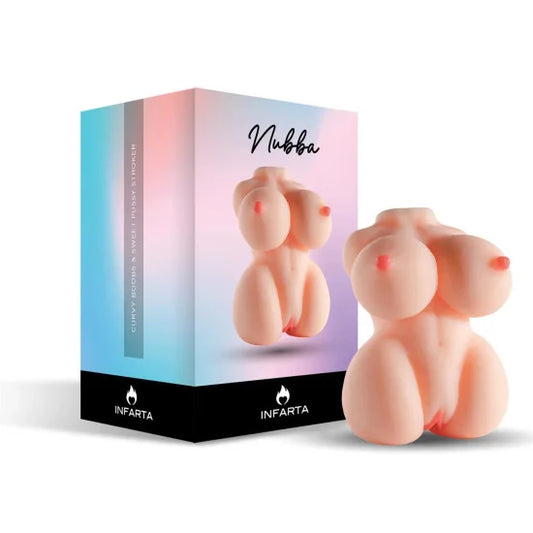 Masturbador Nubba – Mini Cuerpo con Curvas, Pechos y Vagina - Buttman Sexshop en Tucuman