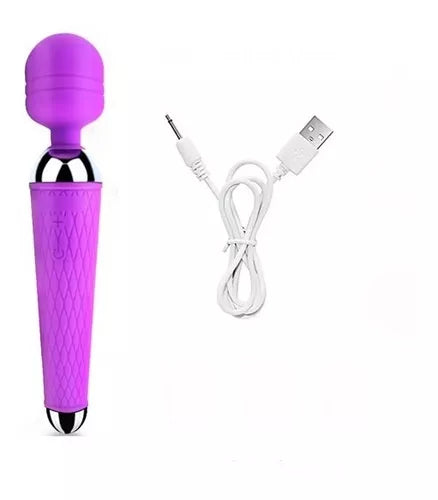 Masajeador Wand Recargable Usb Vibrador Clítoris