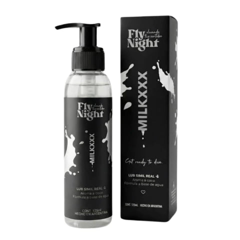 Gel Lubricante Milk XXX 125 ml, simil semen - Fly Night - - Buttman Sexshop en Tucuman