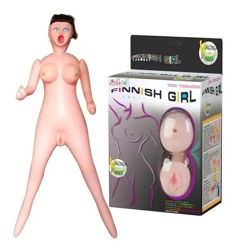 Muñeca Inflable Sexual Realista C/vibrador Vagina Ano Luxury