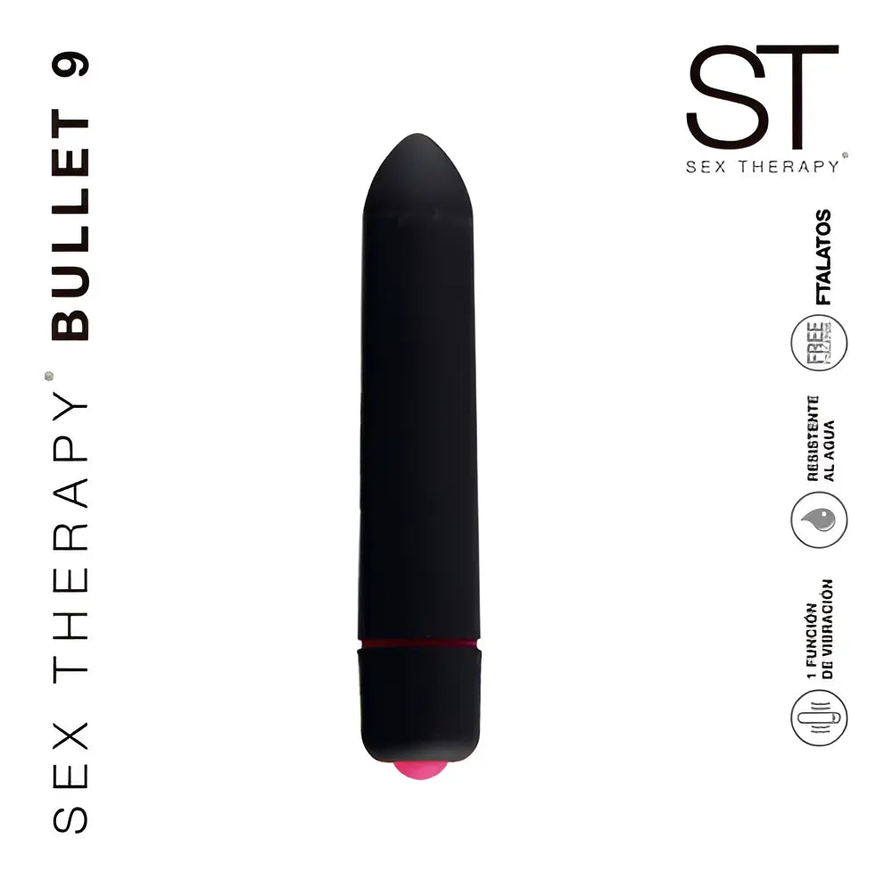 Bullet 9 Bala Vibradora - Negra
