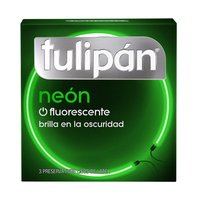 Preservativo Neon Tulipan - Buttman Sexshop en Tucuman