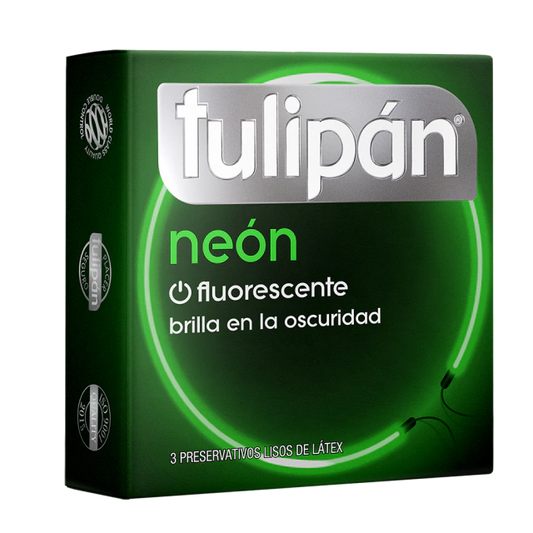 Preservativo Neon Tulipan - Buttman Sexshop en Tucuman