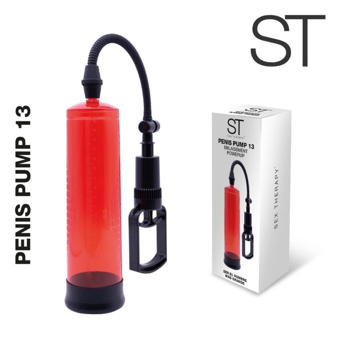 Bomba con manija - Penis Pump 13 - Roja