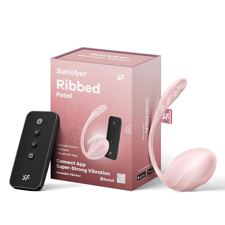 Huevito estimulador con app - RIBBED PETAL