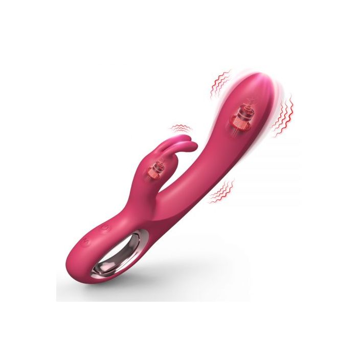 Consolador doble estimulacion - Con vibracion - Recargable - Rabbit Gentleman - Buttman Sexshop en Tucuman
