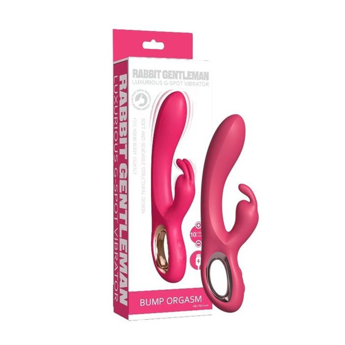 Consolador doble estimulacion - Con vibracion - Recargable - Rabbit Gentleman - Buttman Sexshop en Tucuman