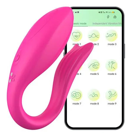 Vibrador Para Parejas Rose Fusion Remoto Innovador