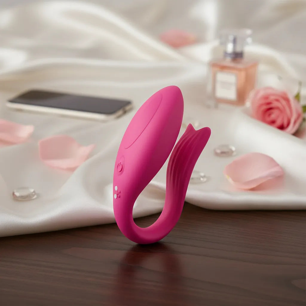 Vibrador Para Parejas Rose Fusion Remoto Innovador