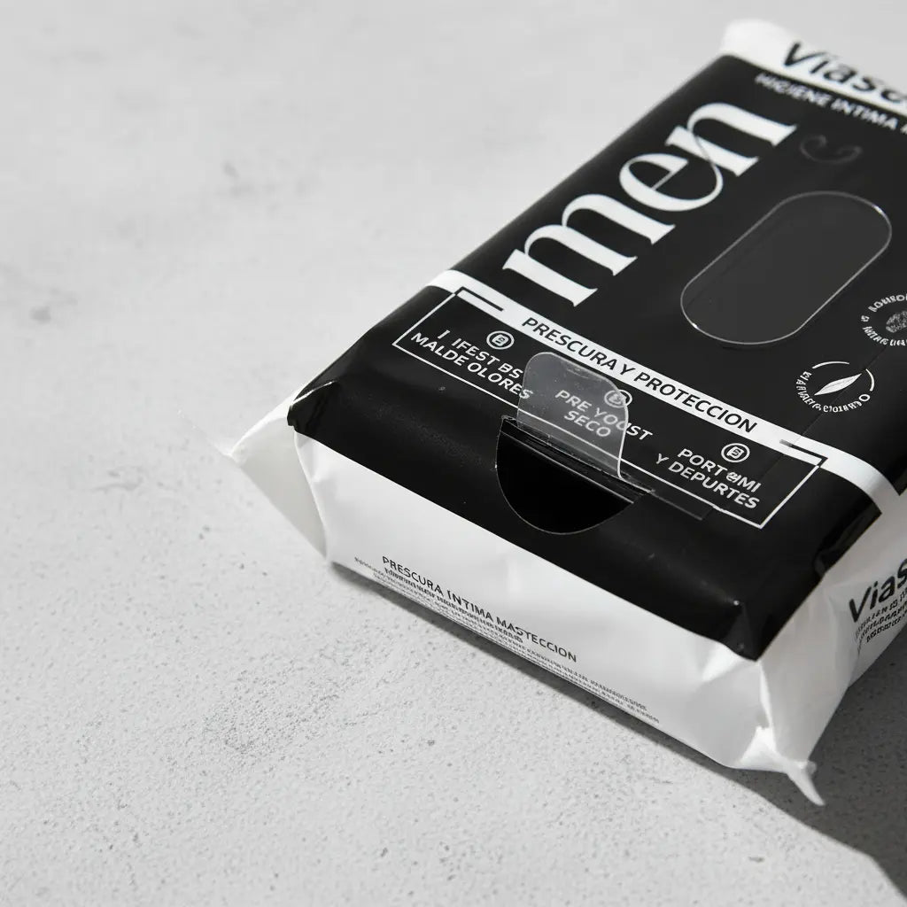 Toallitas Húmedas Higiene Intima Para Hombres - Viasek Men