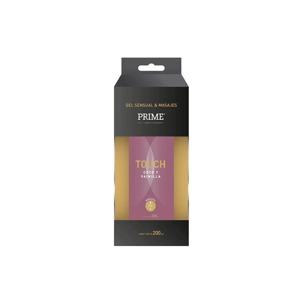Gel lubricante Prime Touch - Coco y Vainilla - 200ml