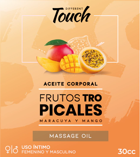 Aceite para Masajes Saborizado Frutos Tropicales 30ml - Buttman Sexshop en Tucuman