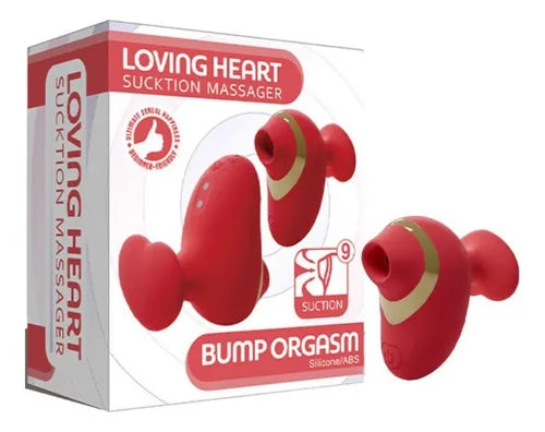 Succionador De Clitoris Forma De Corazon Rojo
