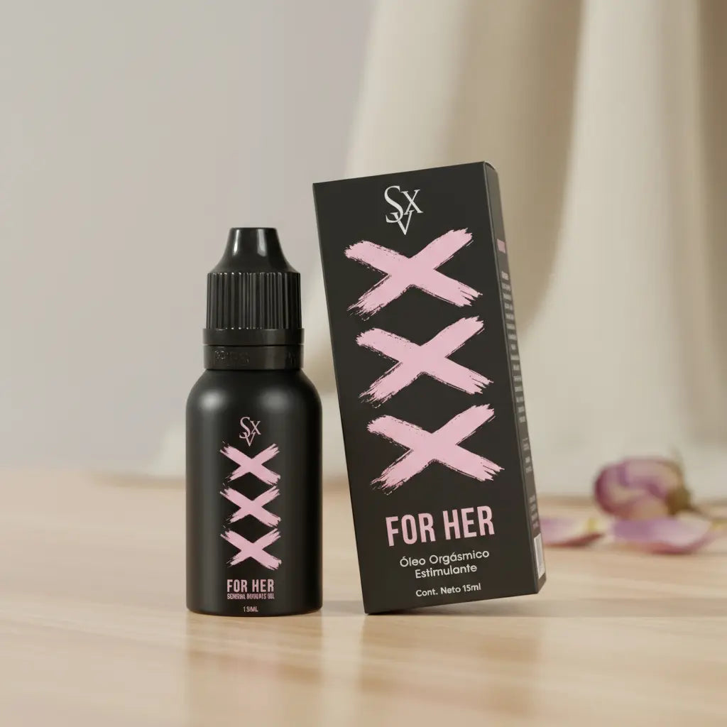 Lubricante estimulante femenino - Oleo orgasmico XXX For Her - 15 ml