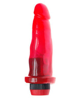 Consolador vibrador normal jelly 14 x 3.5 cm