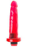 Consolador vibrador vara jelly 18 x 3.5 cm