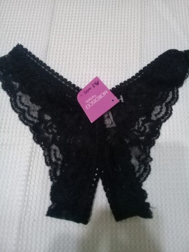 Cola less abierta de puntilla - Mordisco