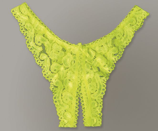 Cola less abierta de puntilla - Mordisco