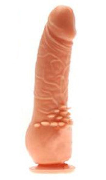 Consolador cliterific piel con ventosa - 20 x 4 cm - Buttman Sexshop en Tucuman
