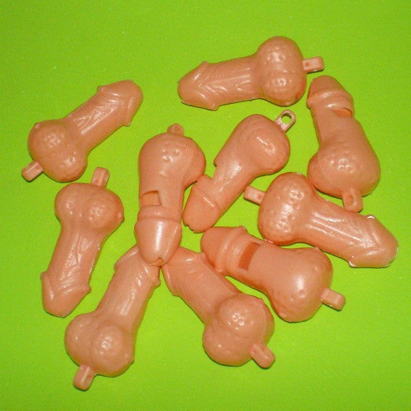 Silbato pene nacional x 1 unidad