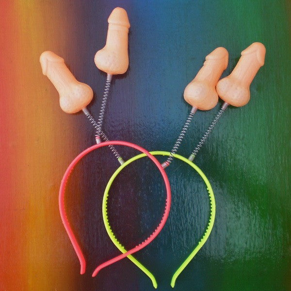 Vincha pene con resorte x unidad