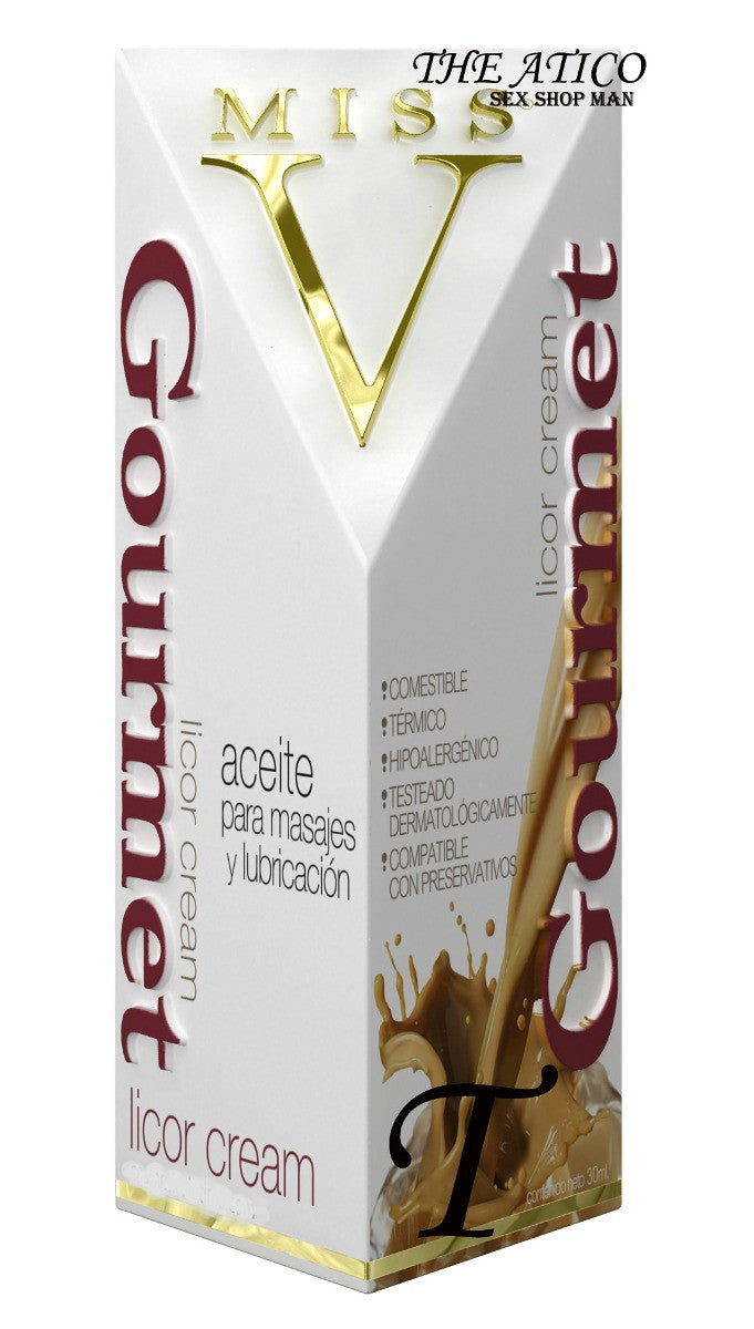 Aceite para masajes - Sabor licor crema - Miss V - 30ml