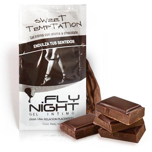 Lubricante saborizado chocolate - Fly Night - sobre 2 g