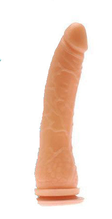 Consolador con ventosa bananin - Real Skin - 21 x 4 cm