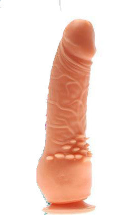 Consolador con ventosa cliterific - Real Skin - 20 x 4 cm - Buttman Sexshop en Tucuman