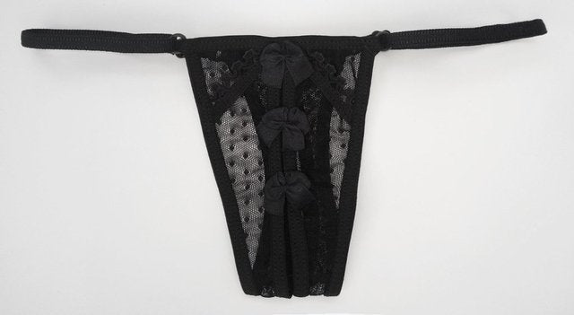 Cola less regulable con moñitos - Varios Colores - Secretos Intimos