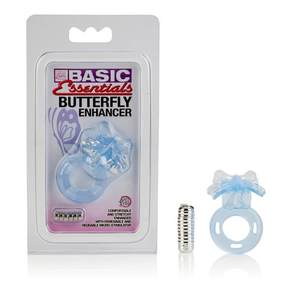 Anillo para pene con vibrador - Basic Essentials  Butterfly Enhancer