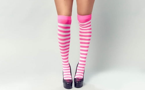 Medias de lycra rayadas - Consultar colores disponibles - Malena