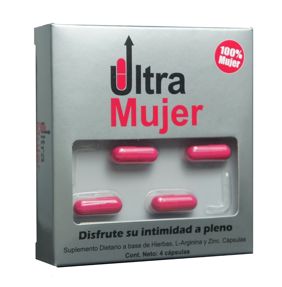 Pastillas Suplemento dietario - Ultra Mujer - 1 Blister x 4 unidades - Buttman Sexshop en Tucuman