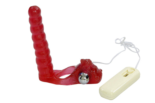 Anillo triple estimulador doble penetracion con vibrador - Buttman Sexshop en Tucuman